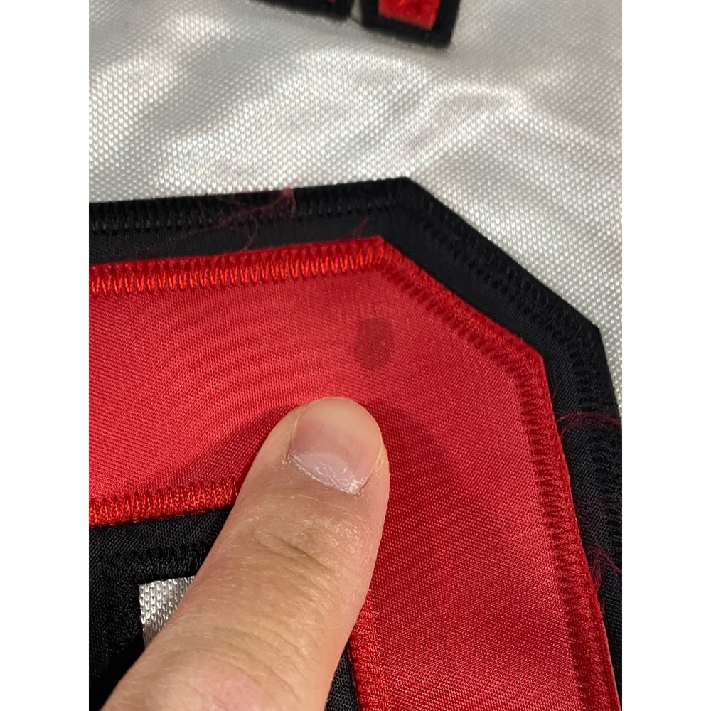 VTG Nike Chicago Bulls Scottie Pippen 33 Shimmer Jersey White Stitched 52 XL - Picture 11 of 12